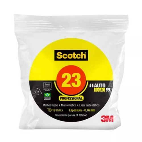 Fita Elétrica de Alta Tensão Scotch 23 3M - 10 Metros