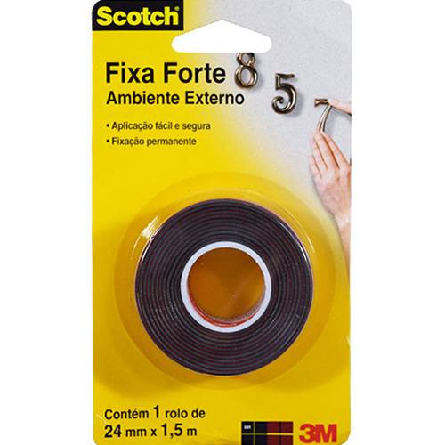 Tudo sobre 'Fita Fixa Forte 24mmX1,5m'