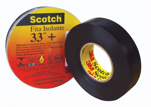 FITA ISOLANTE 33+ 0,19mm 20 METROS - 3M SCOTCH