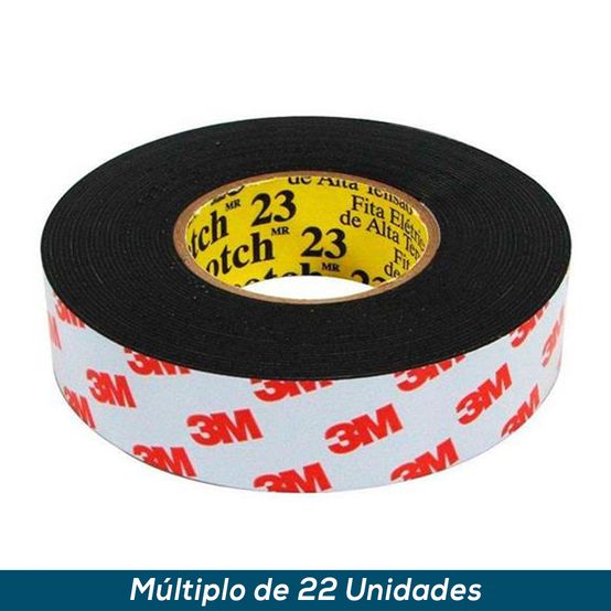 Fita Isolante 23BR Alto Fusão 3M 19mmx10mts