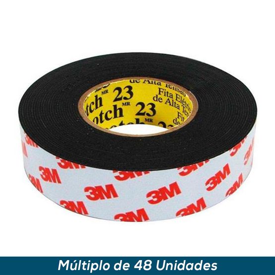 Fita Isolante 23BR Alto Fusão 3M 19mmx5mts