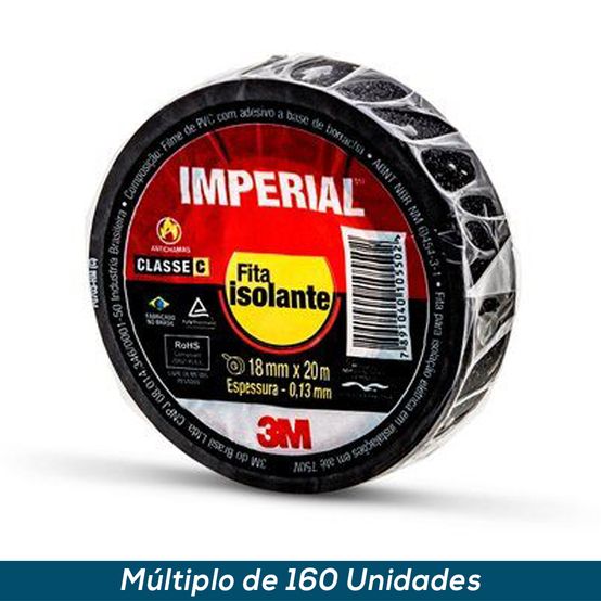 Fita Isolante Imperial Slim 3M 18mmx20mts