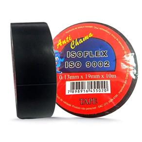 Fita Isolante Isoflex 10 Metros - 0,13Mm X 19Mm X 10M