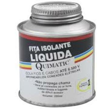 Fita Isolante Líquida Preta 200Ml Tapmatic Quimatic