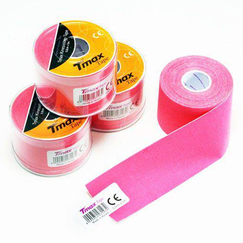 Fita Kinésio Bandagem Adesiva Tmax - Rosa