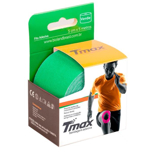 Fita Kinésio Bandagem Adesiva Tmax - Verde - Bioland
