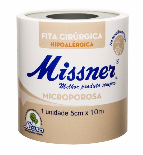 Fita Microporosa Bege 5cm X 10m - Missner