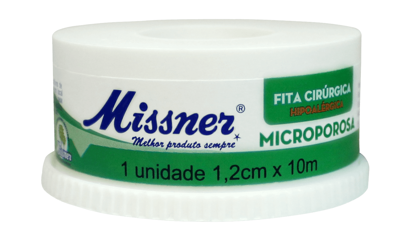 Fita Microporosa Branca 1,2 Cm X 10m - Missner