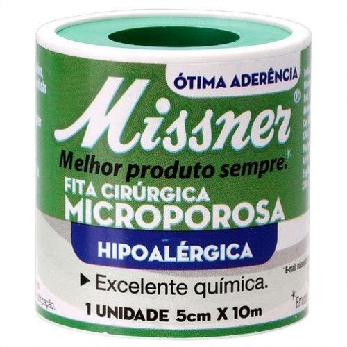 Fita Microporosa Missner 5cm X 10m