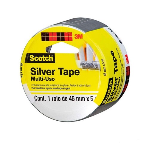 Fita Silver Tape Tartan 45mmx5m - 3M - 3M