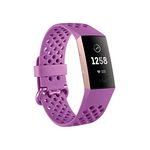 Fitbit Charge 3 Fitness com 1 Pulseira P e G Lilas