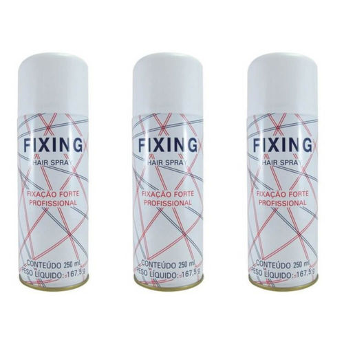Fixing Hair Spray Fortíssimo 250ml (kit C/03)