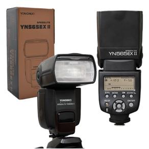 Flash Combo Yongnuo YN-565EX II + Rebatedor + Difusor - para Canon