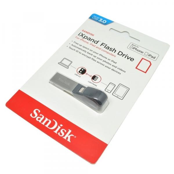 Flash Drive 128gb para Iphone e Ipad Preto Ixpand Sandisk