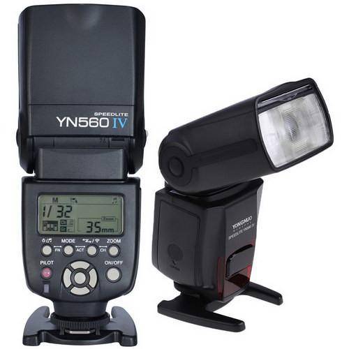 Flash Speedlite Digital Yongnuo Yn560 Iv para Canon e Nikon