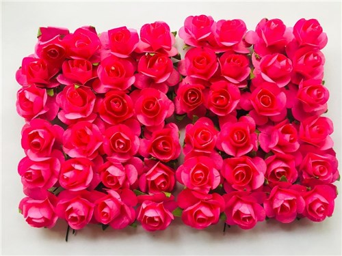 Flor de Papel - Rosa Pink - 144 Unidades