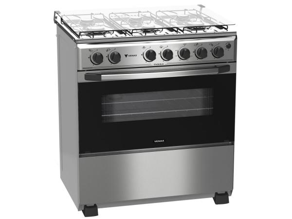 Fogão 6 Bocas Venax Delplus 7549 Inox - Acendimento Automático