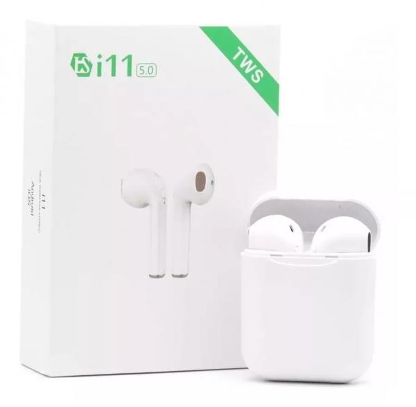 Fone Bluetooth 5.0 Air Mini I11 Tws Sem Fio Case Base