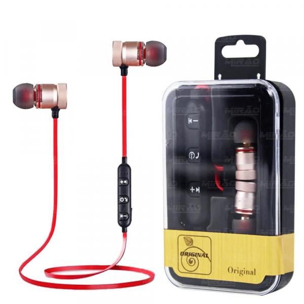 Fone Bluetooth Auricular Esportivo Musica e Atender Ligações - Bluetooth 01 - Dmix