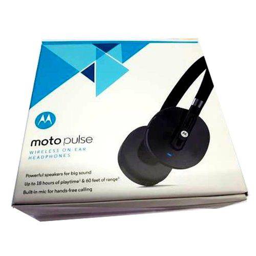 Tudo sobre 'Fone Bluetooth Motorola Stereo com Microfone Original Moto Pulse Preto'