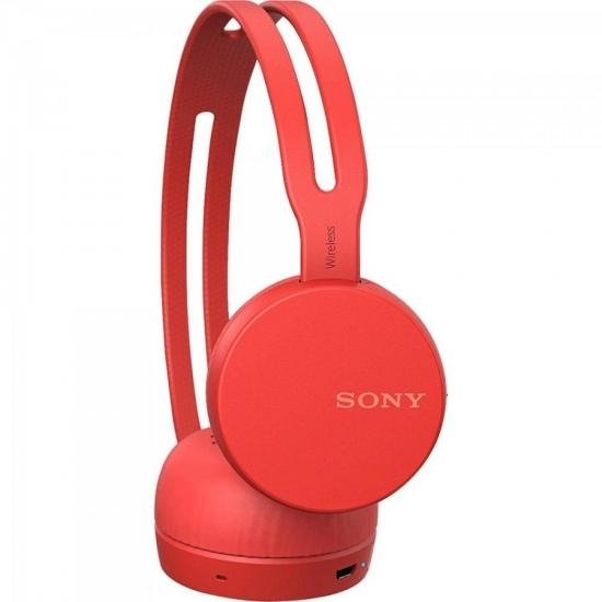 Fone Bluetooth Wh-Ch400/r Vermelho Sony