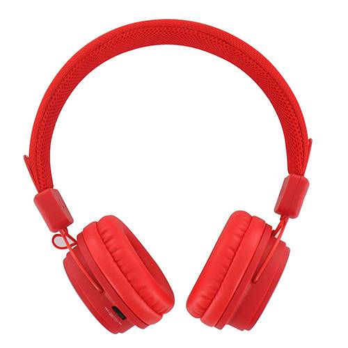 Fone de Ouvido BeeWi Ground Bee Bluetooth Headphones - Vermelho