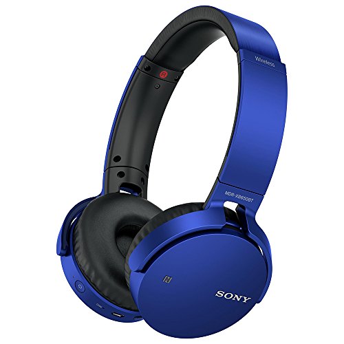Fone de Ouvido Bluetooth Azul Mdr-Xb650bt Sony