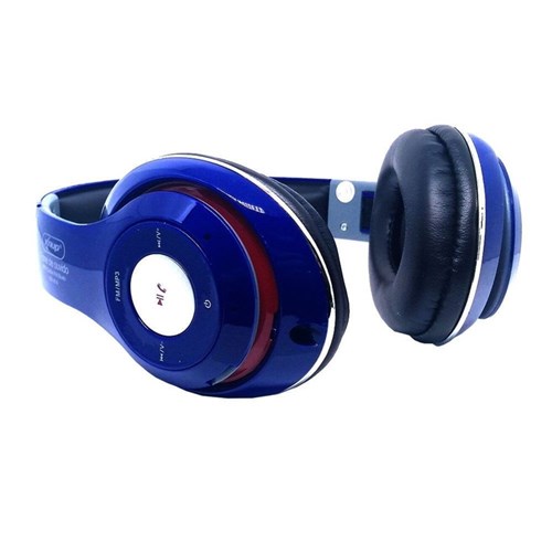 Fone de Ouvido Bluetooth com Microfone Knup Kp-414 - Azul