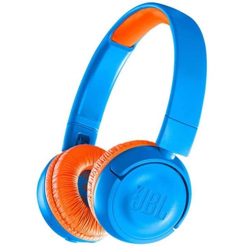 Fone de Ouvido Bluetooth Infantil Jbl Jr 300 Bt Azul