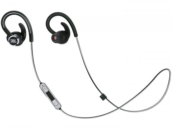 Fone de Ouvido Bluetooth JBL Intra-auricular - com Microfone Esportivo Resistente à Água Preto