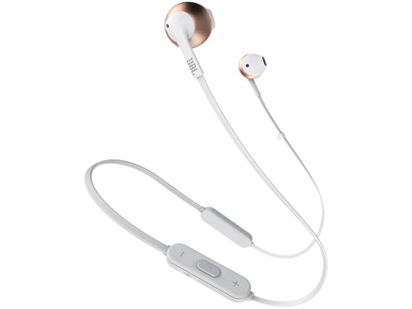 Tudo sobre 'Fone de Ouvido Bluetooth JBL Tune 205BT - Intra-auricular com Microfone Branco e Rosê Tune'