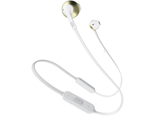 Tudo sobre 'Fone de Ouvido Bluetooth JBL Tune 205BT - Intra-auricular com Microfone Champagne e Branco'