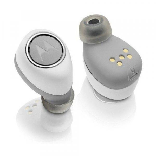 Fone de Ouvido Bluetooth Motorola VerveOnes ME - Cinza e Branco