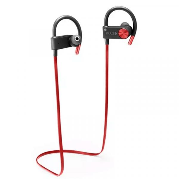 Fone de Ouvido Bluetooth Multilaser Pulse Earhook IN-EAR Sport Metallic Vermelho - PH253