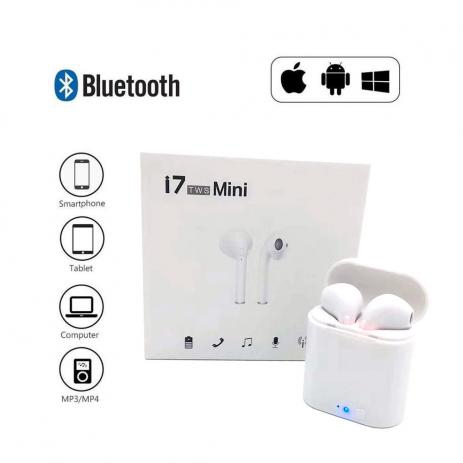 Fone de Ouvido Bluetooth Sem Fio TWS I7s Plus