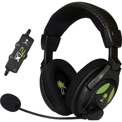 Tudo sobre 'Fone de Ouvido C/ Fio Ear Force X12 para Xbox 360/PC - Turtle Beach'
