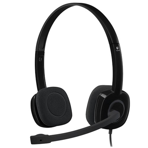 Fone de Ouvido (C/ Mic) - 3,5Mm - Logitech Stereo Headset H151 - Preto - 981-000587 Logitech