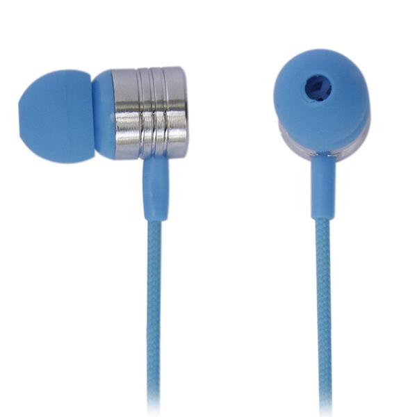 Fone de Ouvido Earphone com Microfone Neon 6012201 Azul - Maxprint - Maxprint
