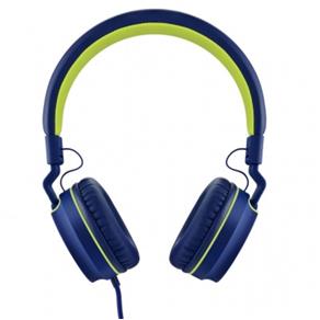 Tudo sobre 'Fone de Ouvido EarphonePulse Fun Series PH162 Azul/Verde - Superfície Emborrachada, Headband e Earcup, Drivers de 40 Mm'