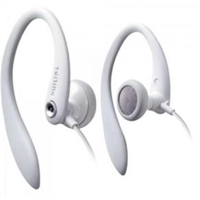 Fone de Ouvido Estéreo Esportivo com Gancho para Orelha Shs3201/10 Branco Philips