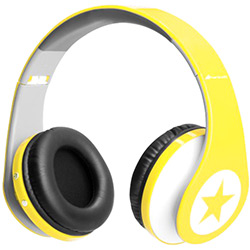 Fone de Ouvido Fortrek Radical Beat Mp3 Hp902 Amarelo