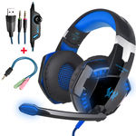 Fone de Ouvido Gamer Original Kotion Each Profissional G2000 Headset Ps4 Azul