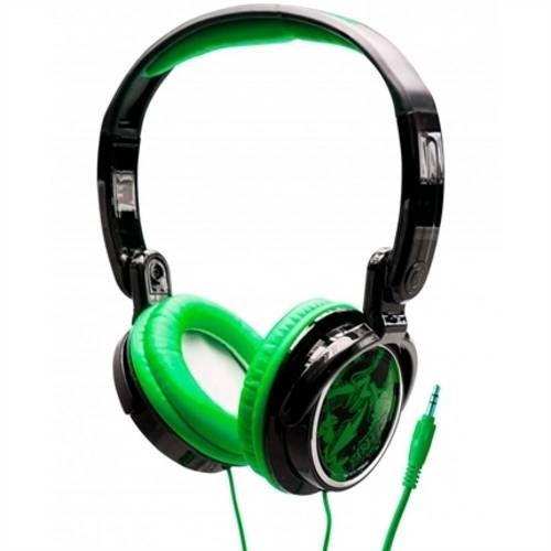 Fone de Ouvido Headphone 100 Db com Fio Verde Cv400 Coby