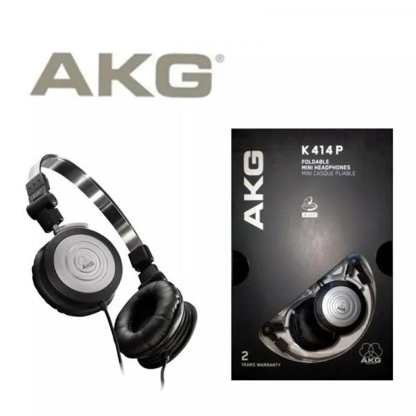 Fone de Ouvido Headphone Akg414p Profissional Dobrável