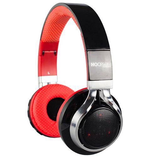 Fone de Ouvido Headphone Bluetooth P2 Micro Sd Fm Vermelho