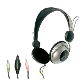 Fone de Ouvido Headphone com Microfone e Controle de Volume para Voip