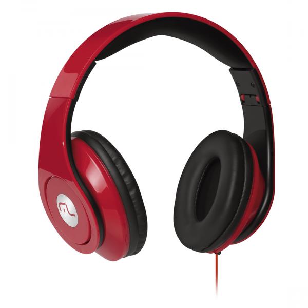 Fone de Ouvido Headphone Monster Vermelho P2 PH076 - Multilaser