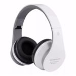 Fone de Ouvido Headphone Sem Fio Bluetooth Micro Sd Fm B01 - Branco
