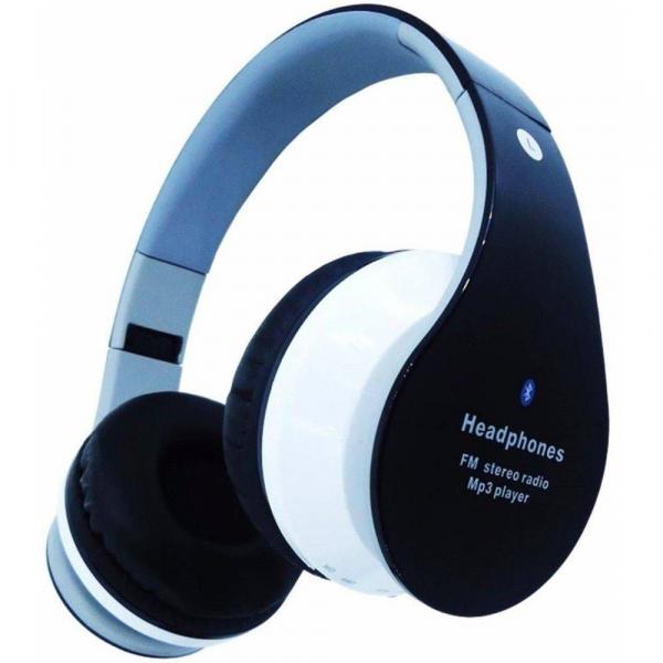 Fone de Ouvido Headphone Sem Fio Micro Sd Usb Blu B-01 Preto - Odc