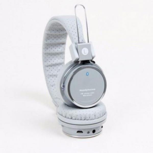 Fone de Ouvido Headphone Sem Fio Micro Sd Usb Blu B-05 Prata - Odc